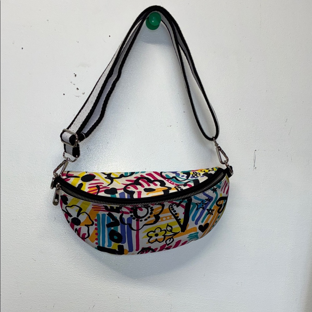 Brighton Multicolor Graphic Crossbody Bag